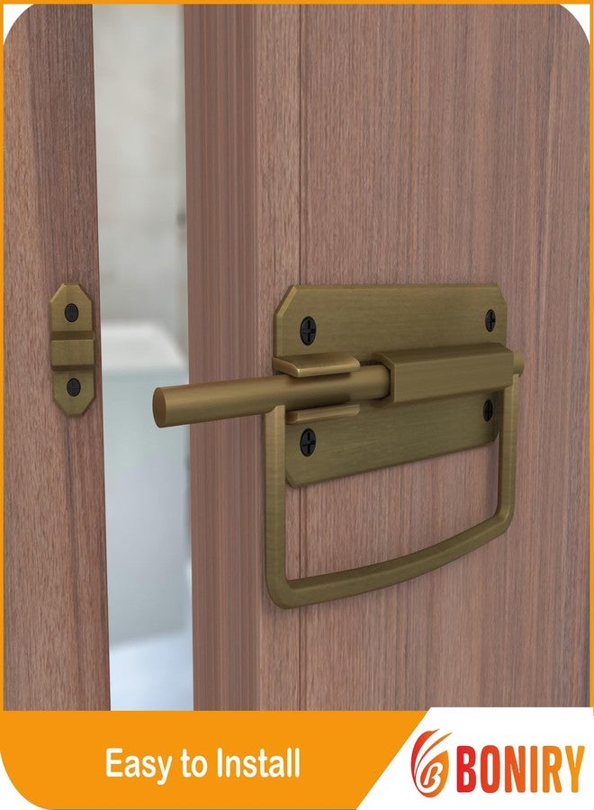 Boniry Door Lock/Latch- Premium Door Locks for Main Door - High Security Main Door Latch for Home and Office - Durable and Reliable Door Latch for Enhanced Safety (Brass) - Image 5